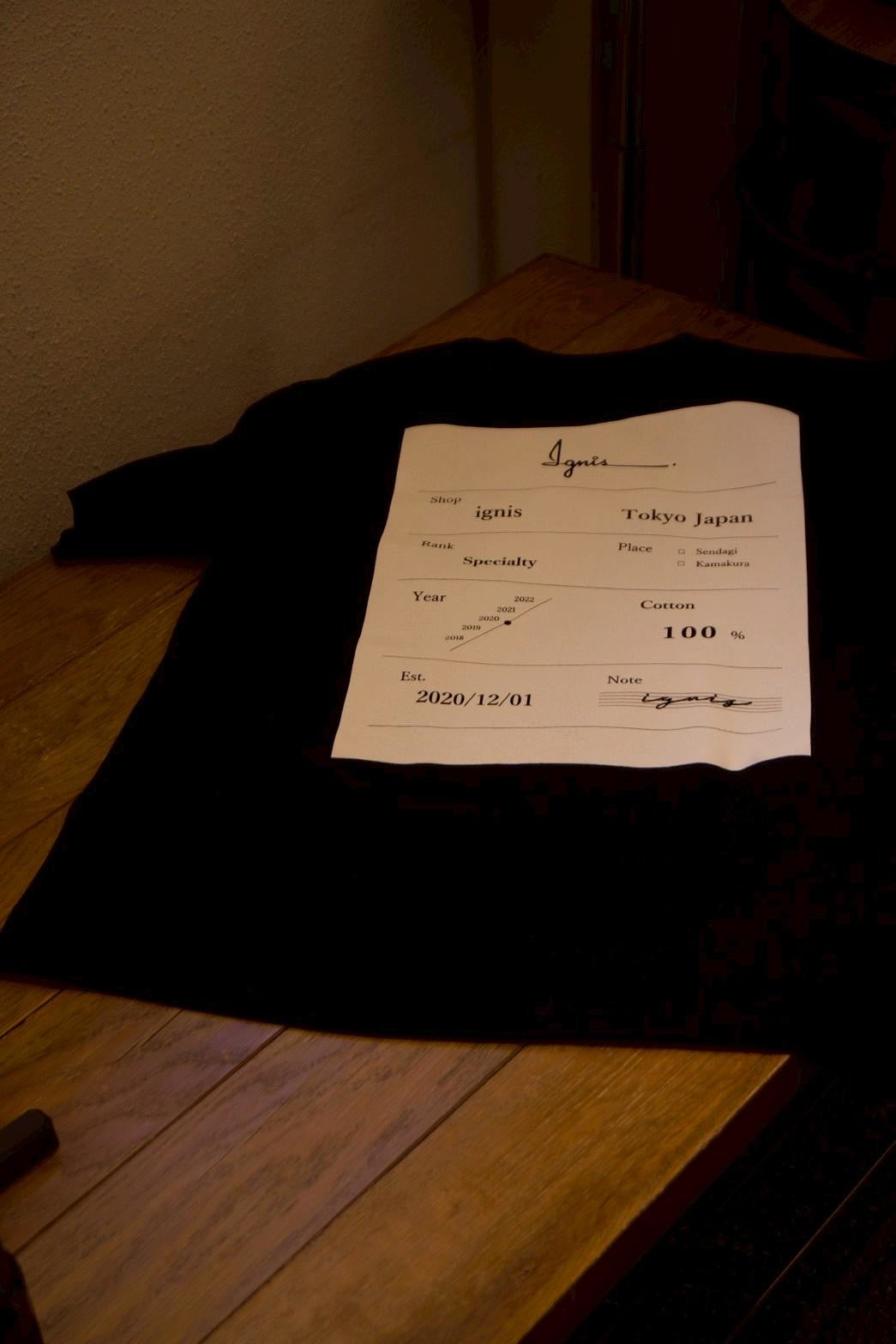 ignis Original T-shirt -Black-　