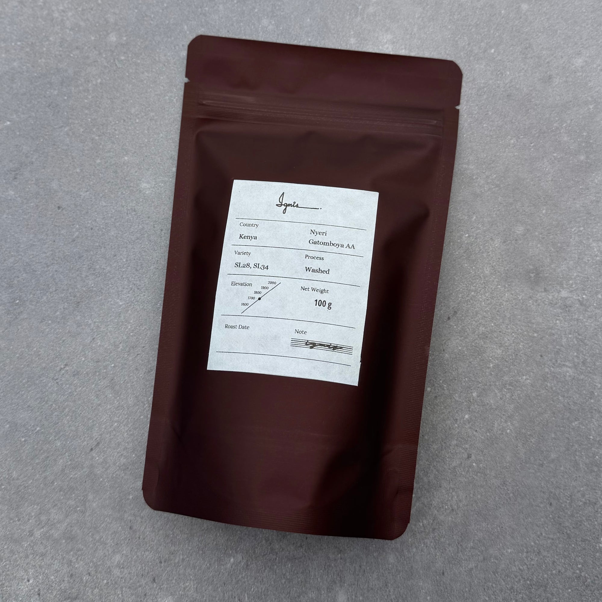 Kenya / Nyeri Gatomboya AA SL28, SL34 Washed