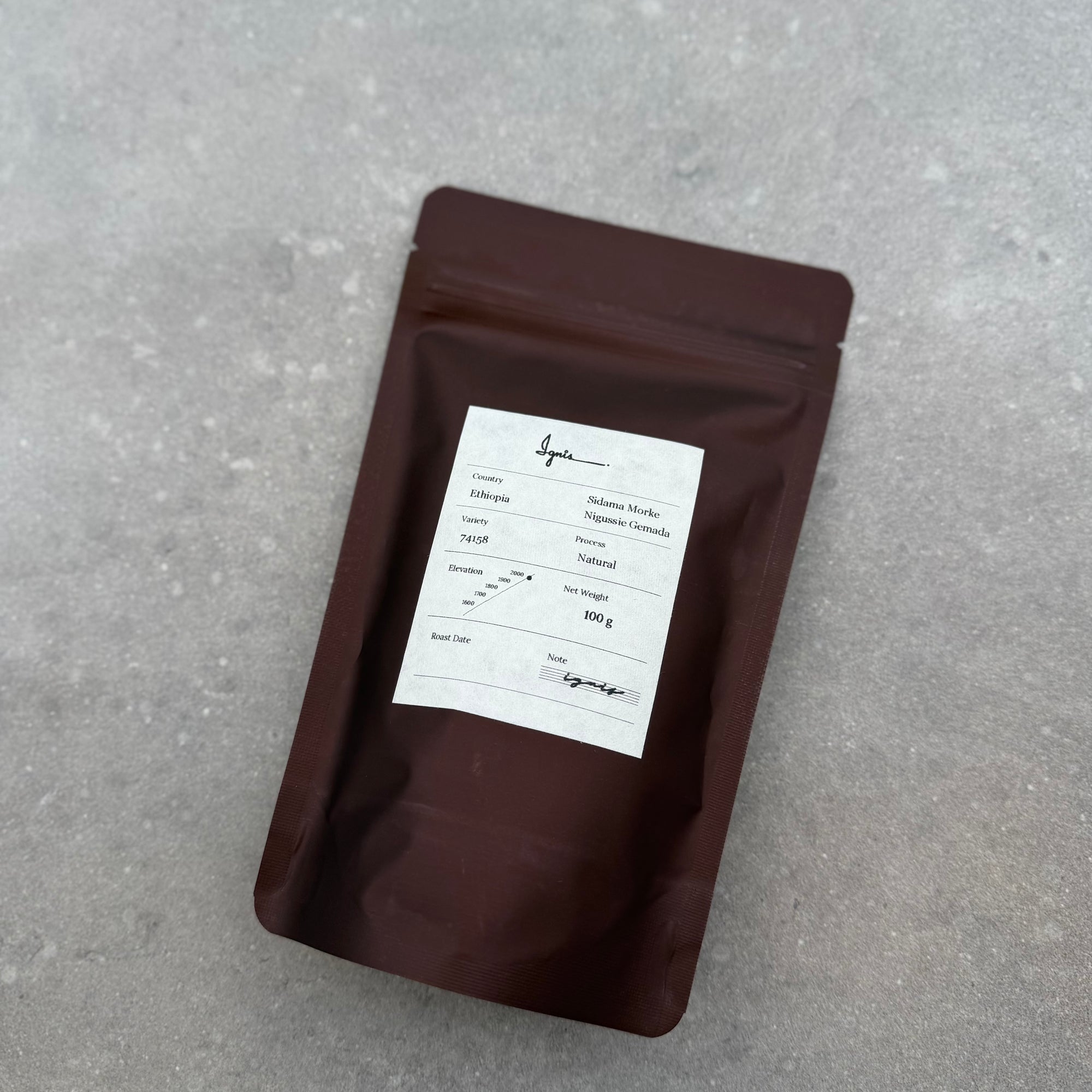Ethiopia Morke 74158 Natural