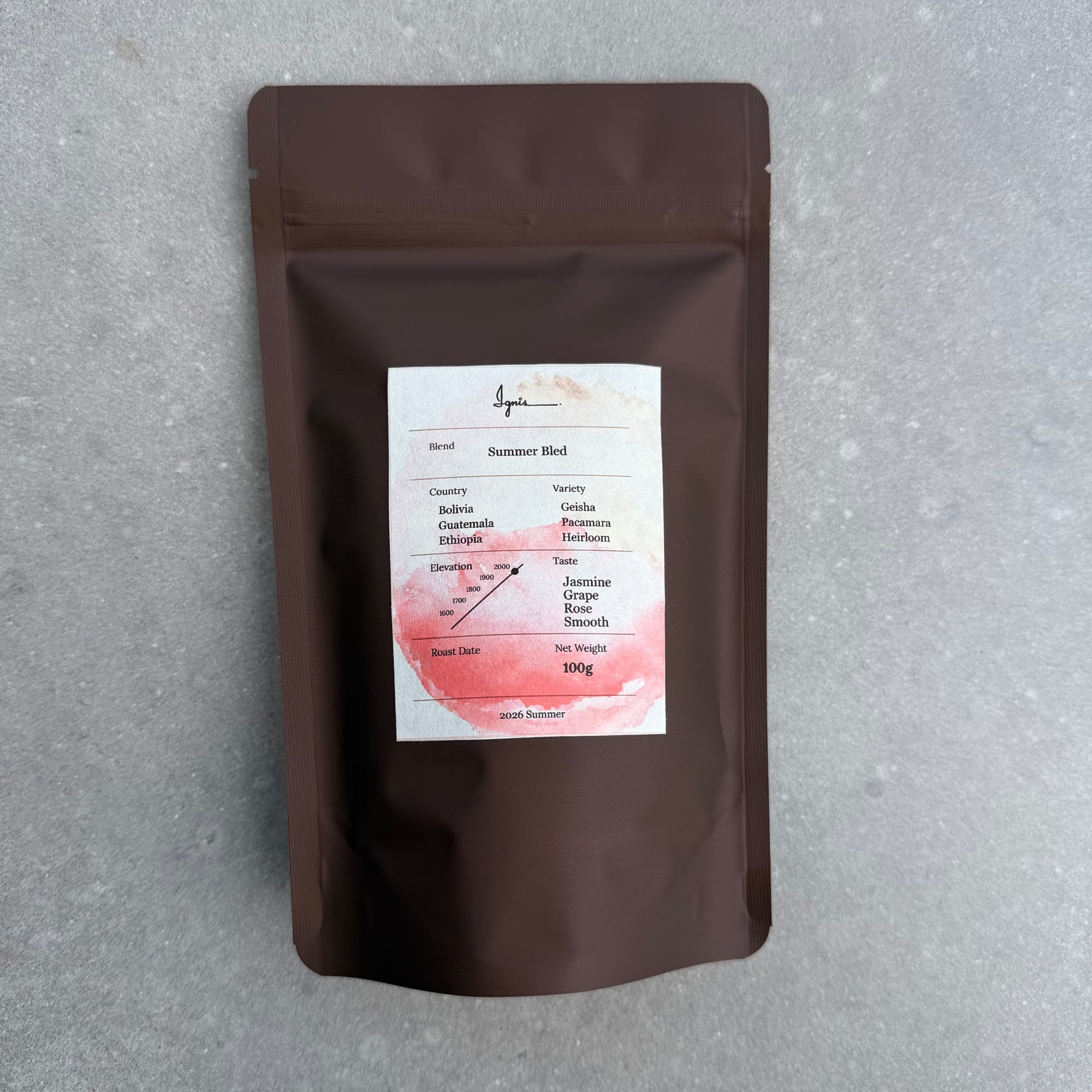 Summer Blend 2026 -Bolivia Guatemala Ethiopia-